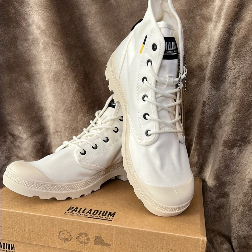 Palladium Men's White High-Top Sneakers - Picture 2 of 7